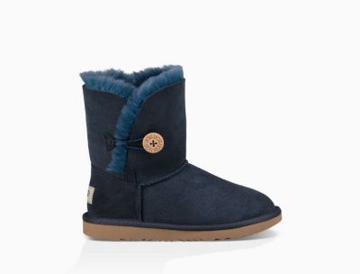 UGG Bailey Button II Big Kids Boots Navy - AU 381VI